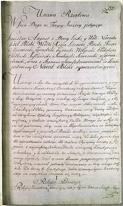 Rękopis konstytucji 3 Maja