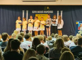 Uroczysta akademia z okazji Dnia Patrona szkoły – Jana Pawła II