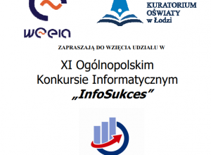 Adam Laureatem XI Ogólnopolskiego Konkursu Informatycznego "Infosukces" 2024