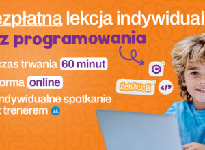 Informacja dla Rodziców. Bezpłatna lekcja z programowania dla uczniów SP202 w Łodzi.