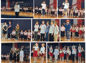 Uroczyste akademie z okazji Święta Niepodległości dla klas I-III i klas IV -VIII