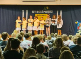 Uroczysta akademia z okazji Dnia Patrona szkoły – Jana Pawła II
