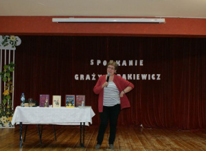 Spotkanie autorskie z Grażyną Bąkiewicz